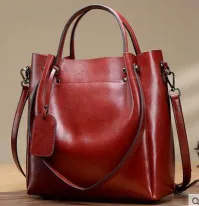 Genuine Leather Shoulder Bag HB46477